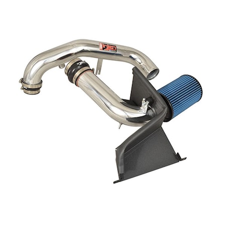 Injen Black Aluminum Tube Heat Shield Cold Air Intake, Blue Filter I24-SP3077BLK